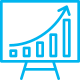 Financial accounting and budgeting icon
