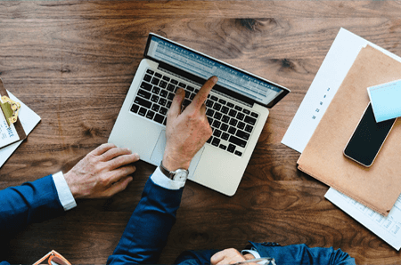 Business Discussion Over Laptop