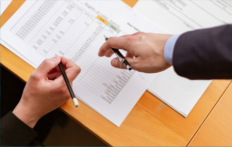 Business Discussion Over Financial Documents